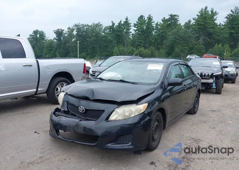2009 Toyota Corolla Le from USA, damaged, VIN JTDBL40E499061928